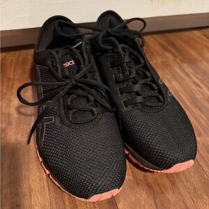 ASICS Women's Black and coral shoes